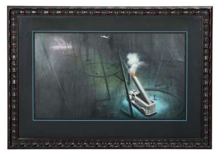 Lot 1068 - Irwin Allen | "The Big Circus" Original Human Cannonball Concept Art