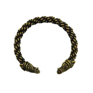 Lot #148: Vikings Halfdan The Black Jasper Paakkonen Screen Used Arm Ring Ep 420: Authentic Auction Item | VIP Fan Auctions | VIP Fan Auctions