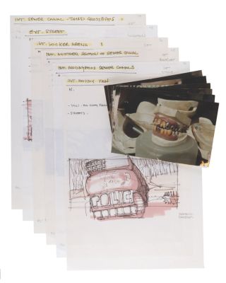 A Collection of "Total Recall" Storyboards and Prop Photos. | Van Eaton Galleries