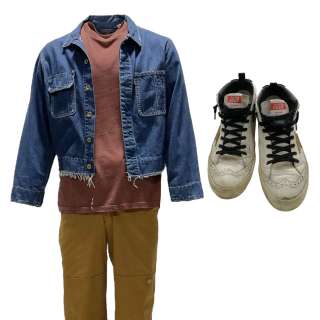 Landscape with Invisible Hand Adam Campbell’s Asante Blackk Button-Front Jacket, Short Sleeve Shirt, Zip-Front Pants & Lace-Up Shoes | VIP Fan Auctions