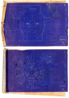 IRON MAN 2 (2010) - Lot #906 : Ivan Vanko‘s (Mickey Rourke) Set of Four Whiplash Arc Reactor Blueprints