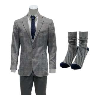 Lot 51 - American Fiction Thelonious ‘Monk‘ Ellison‘s Jeffrey Wright Jacket, Shirt, Pants, Tie & Socks