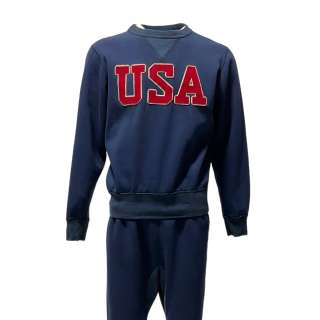 Lot 156 - The Boys in the Boat Don Hume‘s Jack Mulhern Pull-Over Sweatshirt, Sweatpants & Socks