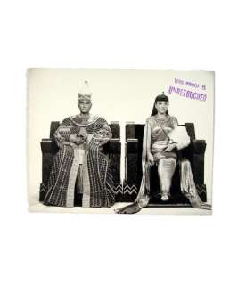 The Ten Commandments Yul Brenner And Anne Baxter Original Rare Studio Photograph | Premiere Props