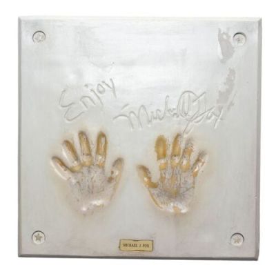 Planet Hollywood Memorabilia | Michael J. Fox’s Handprint Impressions | Propstore