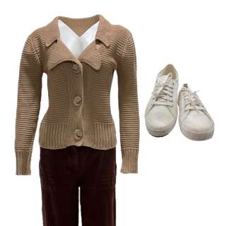 Men Harper Jessie Buckley Screen Worn Sweater, Pants, Sneakers & Socks | VIP Fan Auctions