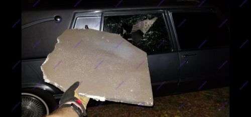 Screen Use Tombstone WWE WRESTLEMANIA The Undertaker AJ Styles In Boneyard Match | eBay US (Buy It Now)