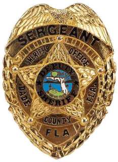 Lot 364 - Philip Michael Thomas "Tubbs" police badge from Miami Vice.