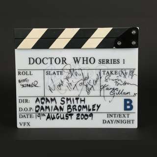 DOCTOR WHO (TV 2005 -) - Lot 154 - Production-Used Autographed Clapperboard