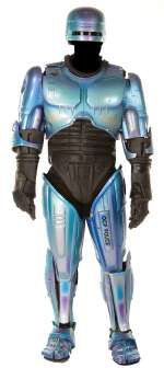 Lot 1308 - RoboCop complete tour suit costume used for personal appearances.