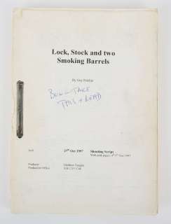 Lock, Stock and Two Smoking Barrels (1998) Original film script from the film by Guy Ritchie,… | Ewbank’s