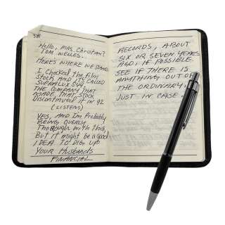 8MM (1999) Tom Wells (Nicolas Cage) Screen Used Notepad W/ Pen | VIP Fan Auctions