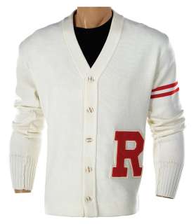 Lot 683 - "Finn" and "Ryder" (2) Grease letterman sweaters.