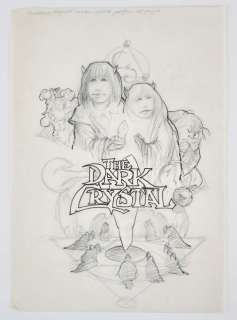 The Dark Crystal (1982) Nine original hand drawn sketches on tracing paper, showing initial concept… | Ewbank’s