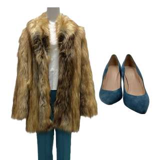 Snowpiercer Ruth Wardell (Played By Alison Wright) Production Worn Coat, Sleeveless Shirt, Pants & Heels Ep 201-204 | VIP Fan Auctions