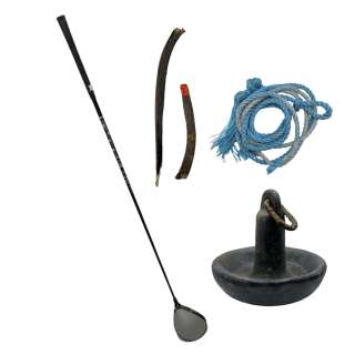 Road House Knox Screen Used Stunt Golf Club, Anchor, Rope & Stick | VIP Fan Auctions