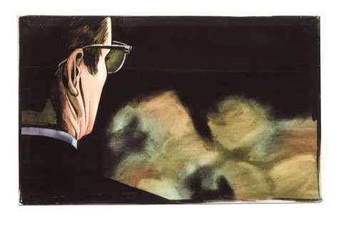 Heroes - Isaac Mendez (Santiago Cabrera) Noah Bennet Foretelling Prop Painting