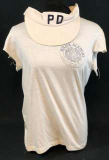 Lot 302 - Police Academy Movies - "Leslie Easterbrook" Callahan Police Shirt & Visor