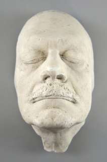 Omar Sharif: An original life mask model made of white plaster, with a hollow reverse, 11 inches. | Ewbank’s