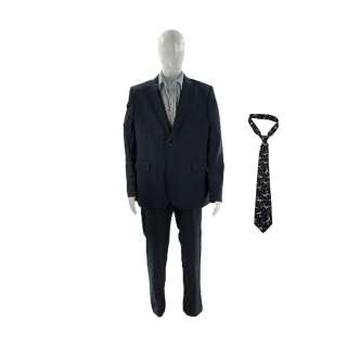 Novocaine Nate (Hristo Dimitrov) Screen Worn Stunt Double Suit Jacket, Dress Pants, Button-Up Shirt & Tie Ch 6 3 | VIP Fan Auctions