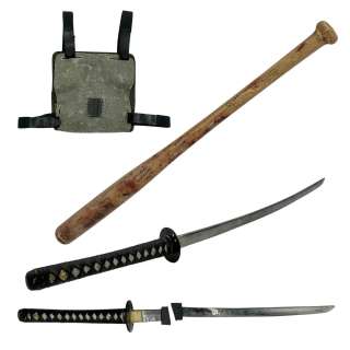 Poker Face Season 2 Juice Screen Used Stunt Harness, 2 Piece Stunt Sword, Katana Style Sword & Baseball Bat Ep 207 | VIP Fan Auctions