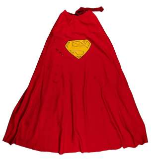 Christopher Reeve Wire and ZOPTIC "Flying and Mechanical" Cape Worn In Superman, Superman II - Studio Auctions COA | Goldin