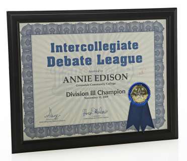 Community - Lot 47 - S3E07 - "Studies in Modern Movement": Annie‘s (as portrayed by Alison Brie) "Intercollegiate Debate League" Award
