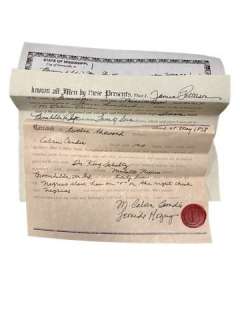 Django Broomhilda (Kerri Washington) Freedom Papers Movie Props | Premiere Props