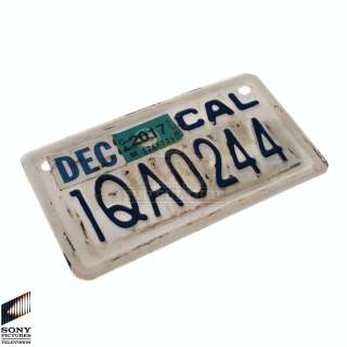 Lot 34 - Future Man (TV) – Professor Karofsky’s Moped License Plate – FM349