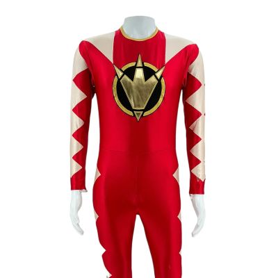 Power Rangers Dino Thunder (2004) Red Dino Thunder Ranger Screen Worn Stunt Double Jumpsuit Sc Multiple | VIP Fan Auctions