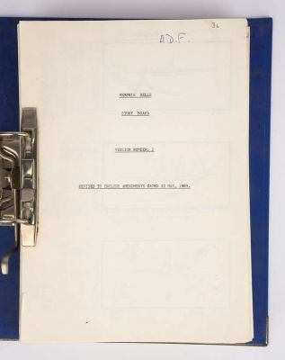 Lot 6169 - Memphis Belle (1990) Original Production Storyboards set of printed storyboards within a blue… | Ewbank’s