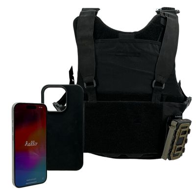 Lot 61: Mercy Rob Nelson Production Used Tactical Vest, Iphone & Phone Case | VIP Fan Auctions