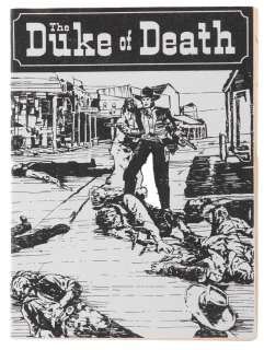 Lot 644 - ‘Duke of Death‘ prop dime novel from Unforgiven.