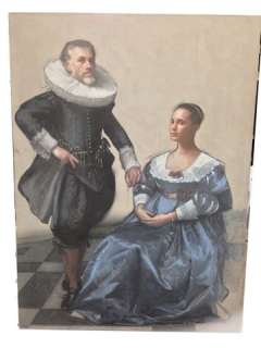 Tulip Fever Cornelis (Christoph Waltz) & Sophia (Alicia Vikander) Painting Movie Props | Premiere Props