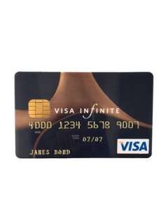 James Bond Saga Casino Royale (2006) VISA Infinite Card Movie Props | Premiere Props