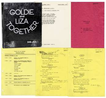 Goldie Hawn’s Hand-Annotated Script for ’’Goldie & Liza Together’’ TV Special | Nate Sanders