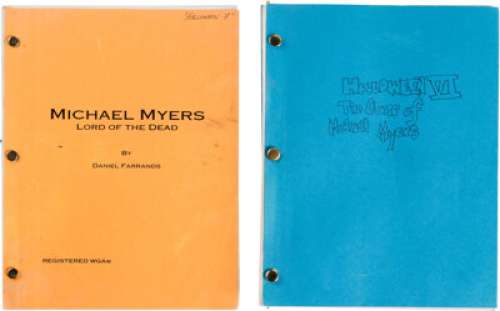 Halloween Franchise, Script and Production Materials from Halloween: The Curse of Michael Myers (Miramax, 1995) and Unproduced Michael Myers: Lord of the Dead Treatment. | Heritage