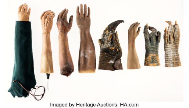 Star Trek Franchise (Paramount TV, 1987-2007), Collection of (16) Michael Westmore Created Prosthetic Arms and Digits. (Total: 2 Items) | Heritage