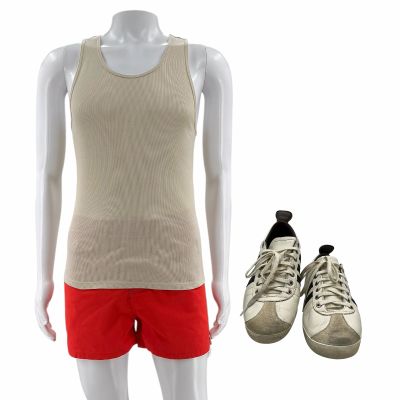 Lot 20: Tony Tony Screen Worn Photo Double Tank Top, Shorts & Sneakers Ch 7a, 19 Sc 26, 37 | VIP Fan Auctions