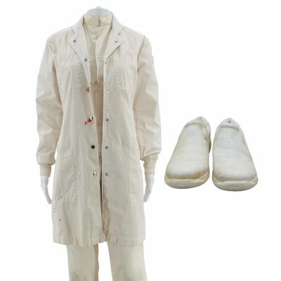 Lot 77: Onslaught Inger Screen Worn Lab Coat, Shirt, Pants & Shoes Ch 2 Sc 21-67 | VIP Fan Auctions