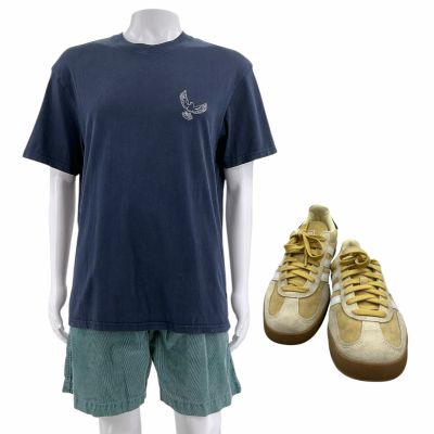 Lot 35: The Love Hypothesis Jeremy (Nicholas Duvernay) Screen Worn Shirt, Shorts & Sneakers Ch 8 Sc Multiple | VIP Fan Auctions