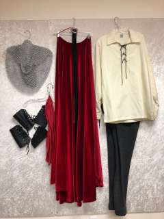 "Superhero Show" - Season 3 Ep. 1- #20 Hero - ’6th Century King’ outfit - includes Cape/Forearm guar | Direct Liquidation