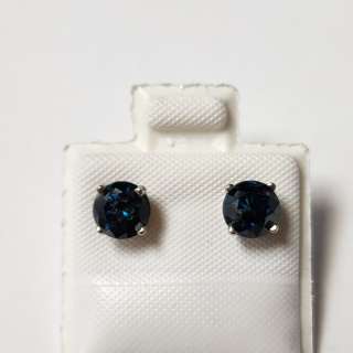 $4275 14K Diamond (1.55Ct, I1-3, Blue Color Treated) Earrings | Direct Liquidation