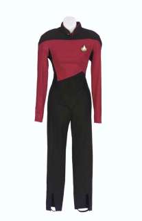 Star Trek: The Next Generation - Lot 597 - ENSIGN RO‘S STARFLEET UNIFORM AND EARRINGS