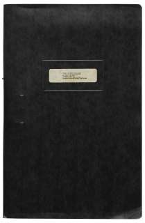 Lot 1182 - A post-production screenplay of The Ladykillers