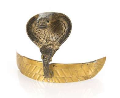 Lot 882 - CLAUDETTE COLBERT CLEOPATRA HEADDRESS COBRA