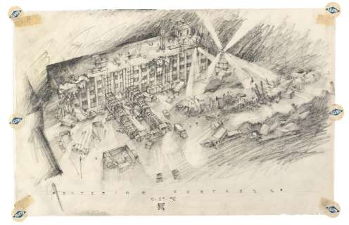 A group of concept designs from unknown films | Bonhams