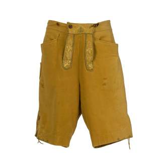 A Stan Laurel pair of Swiss shorts from Swiss Miss | Bonhams