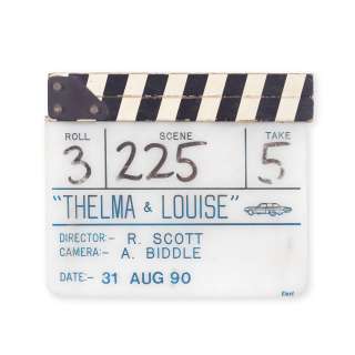 Lot 33 - Thelma & Louise: A Clapperboard Used In Production, MGM, 1991,