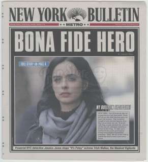 Marvel’s Jessica Jones (Tv Series) | Jessica Jones’ ’Bona Fide Hero’ Newspaper | Propstore